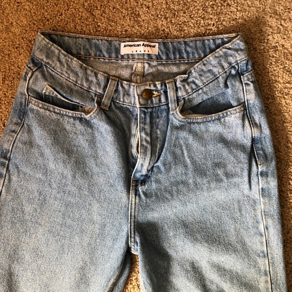 American Apparel Denim - American Apparel mom jeans